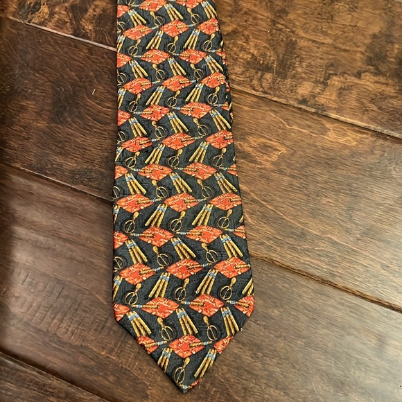 Vintage Tie with cigars and ashtrays by Fumagai’s - Picture 3 of 8